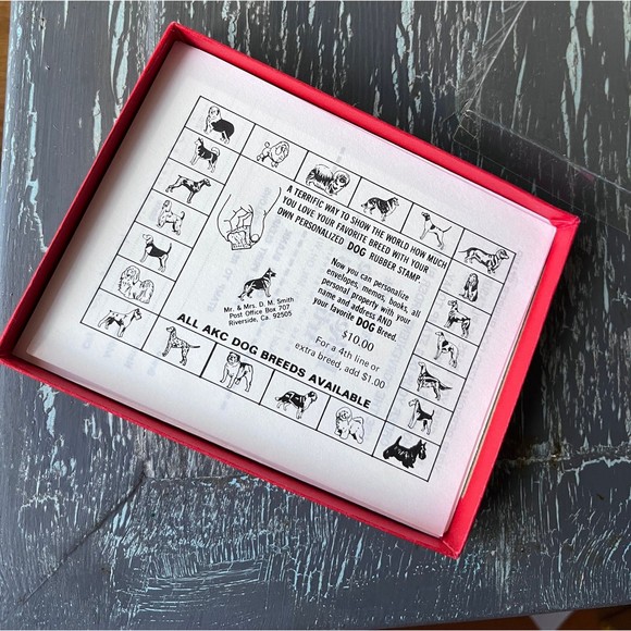 Bichon frise notecards - vintage still in box - vintage stationary - Picture 6 of 9